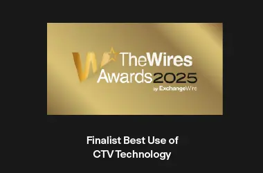The Wires Awards 2025 Badge - Finalist Best Use of CTV Technology